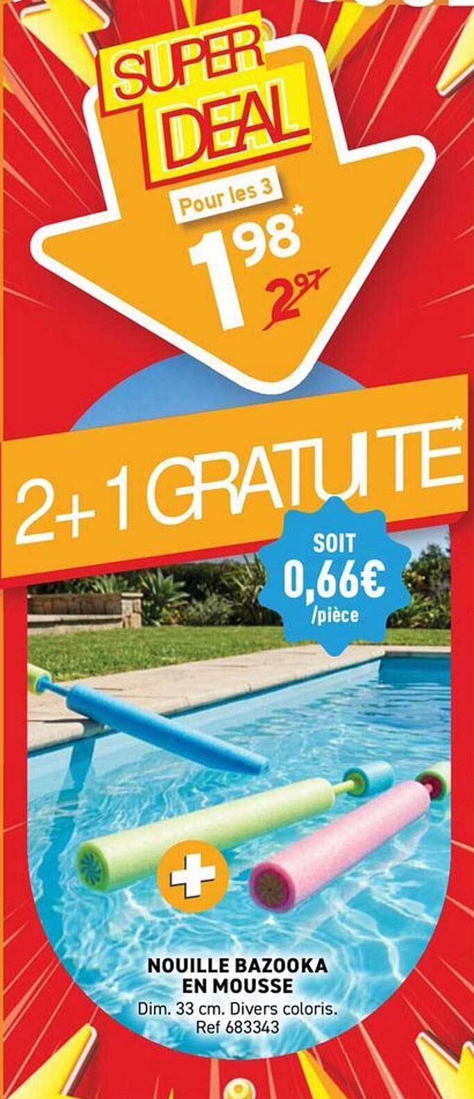 NOUILLE BAZOOKA EN MOUSSE
