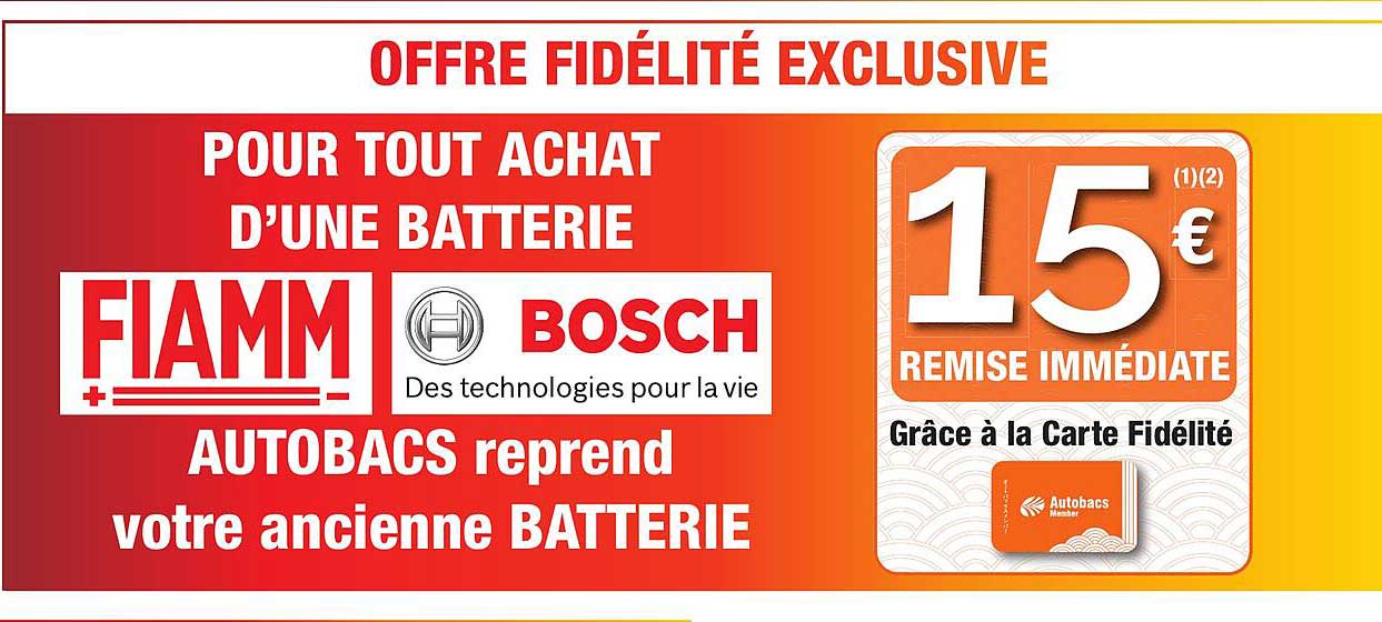OFFRE FIDÉLITÉ EXCLUSIVE