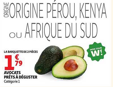 ORIGINE PÉROU, KENYA OU AFRIQUE DU SUD