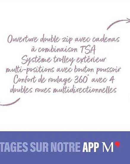 Ouverture double zip avec cadenas à combinaison TSA
