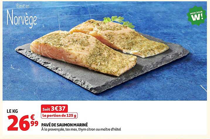 PAVÉ DE SAUMON MARINÉ