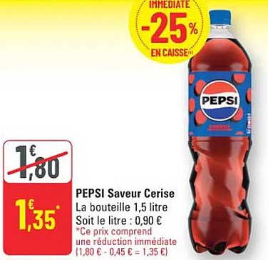 PEPSI Saveur Cerise