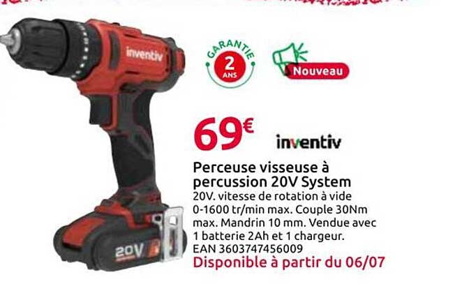 Perceuse visseuse à percussion 20V System