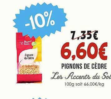 PIGNONS DE CÈDRE