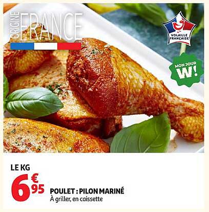 POULET : PILON MARINÉ