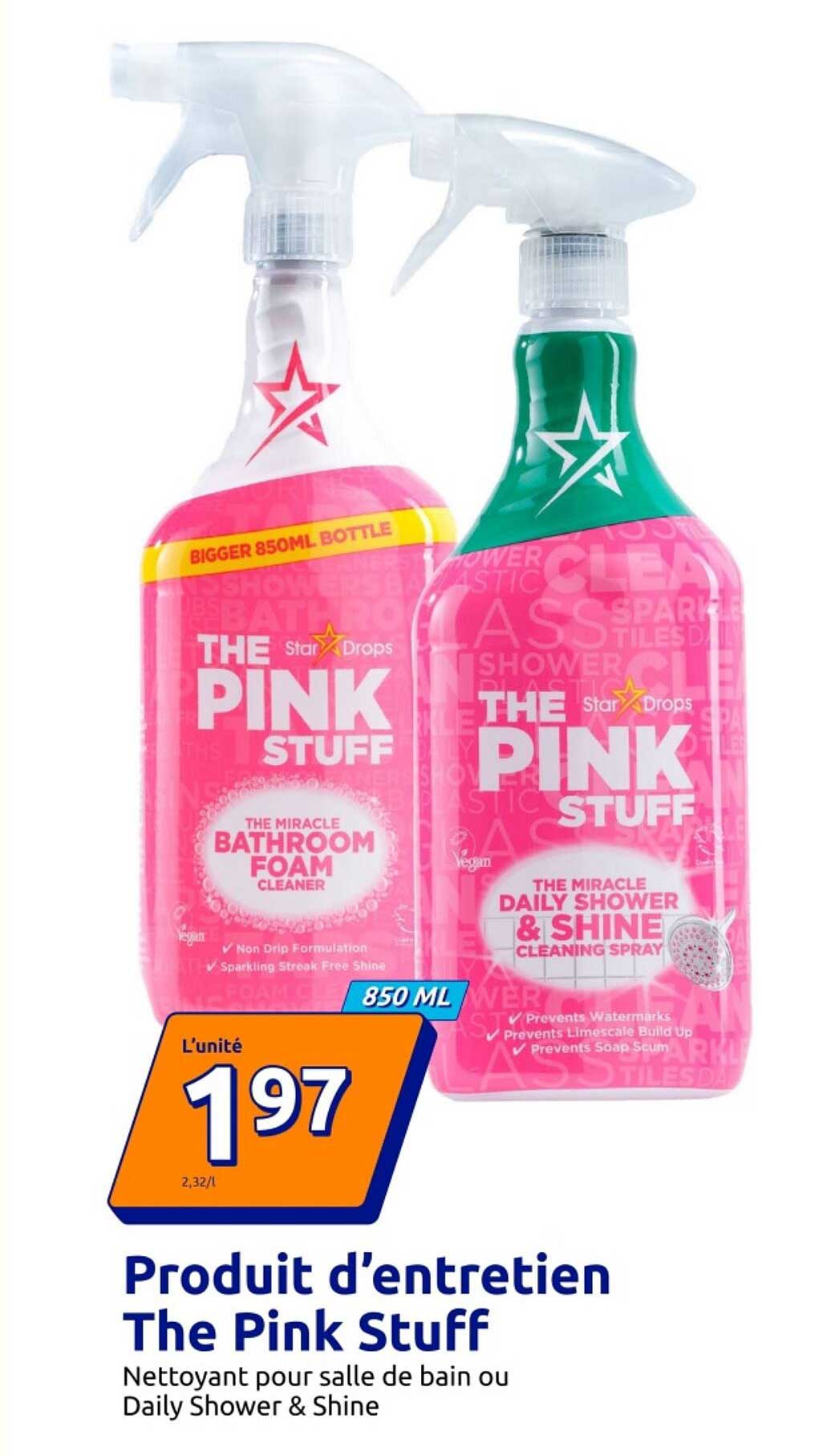 Produit d'entretien The Pink Stuff