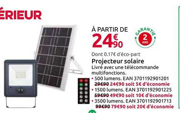 Projecteur solaire