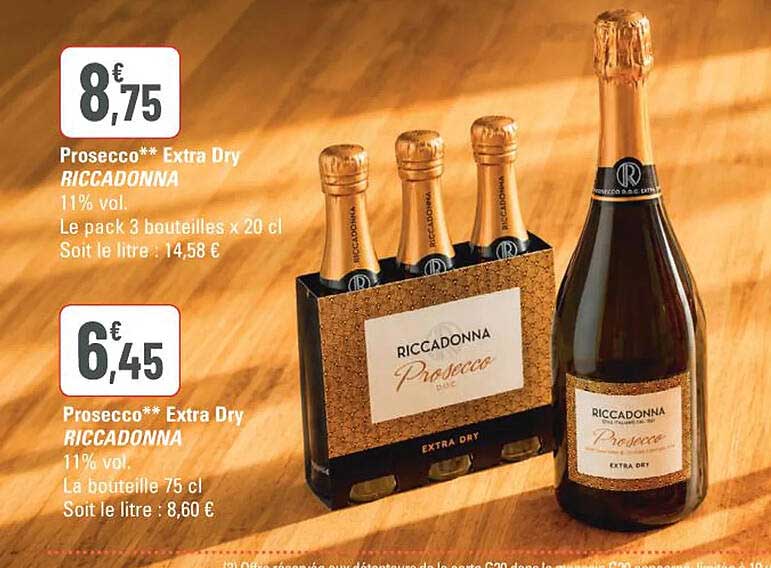 Prosecco** Extra Dry RICCADONNA