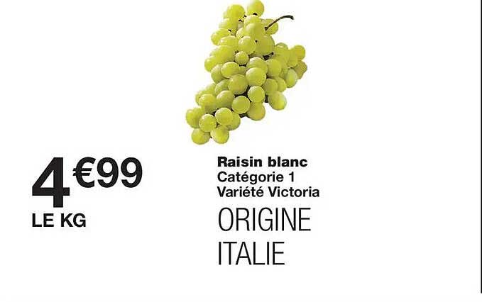 Raisin blanc