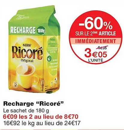Recharge “Ricoré”