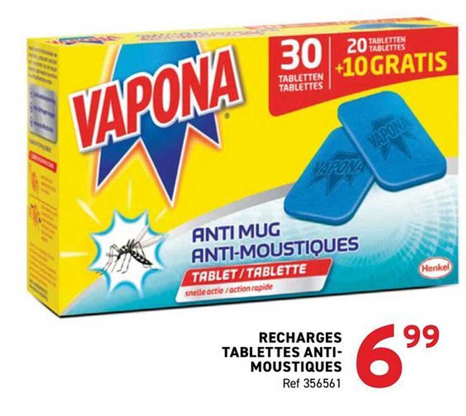 RECHARGES TABLETTES ANTI-MOUSTIQUES