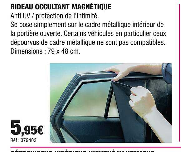 RIDEAU OCCULTANT MAGNÉTIQUE
