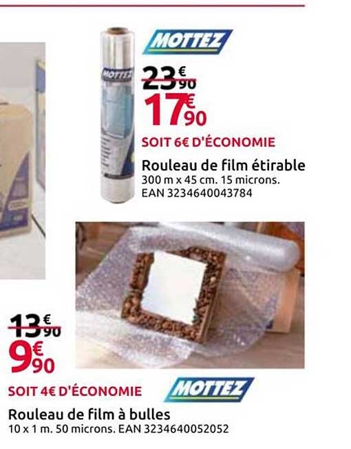 Rouleau de film étirable