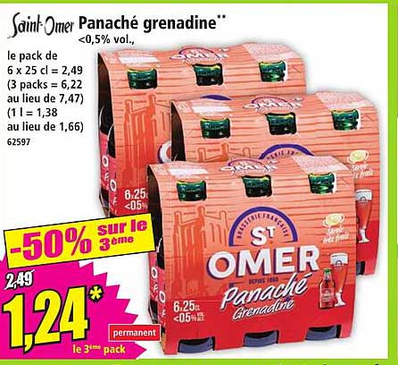 Saint-Omer Panaché grenadine**
