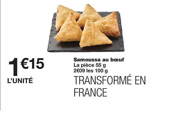 Samoussa au bœuf