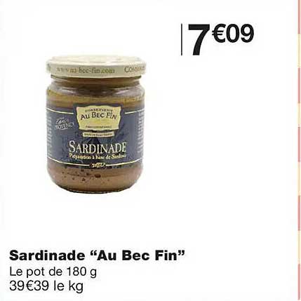 Sardinade “Au Bec Fin”