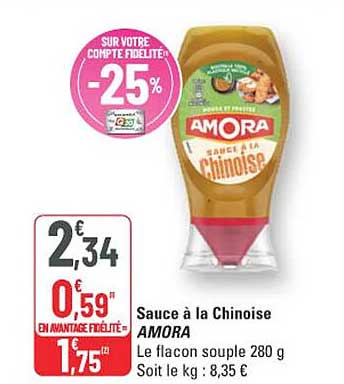 Sauce à la Chinoise AMORA