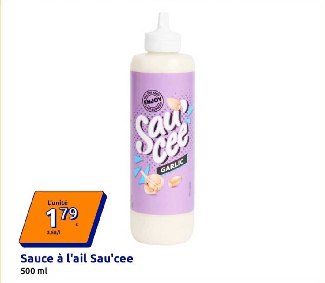 Sauce à l'ail Sau'cee