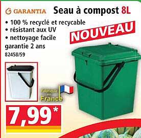 Seau à compost 8L