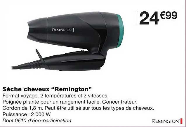 Sèche cheveux “Remington”