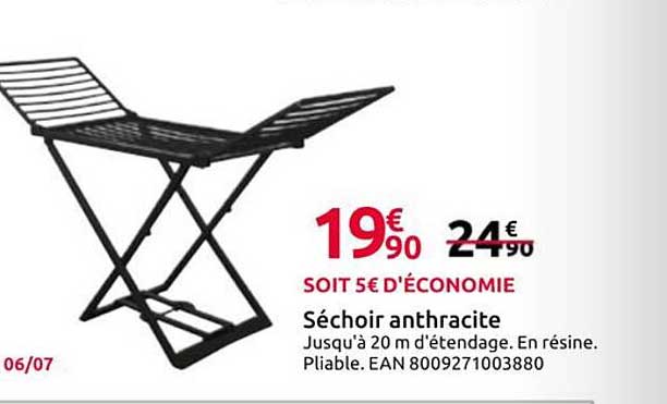 Séchoir anthracite