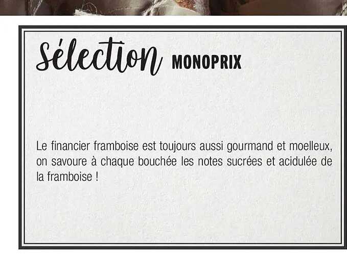 Sélection Monoprix