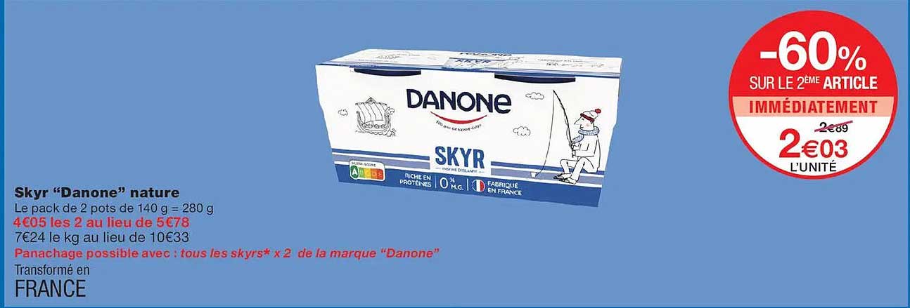 Skyr “Danone” nature