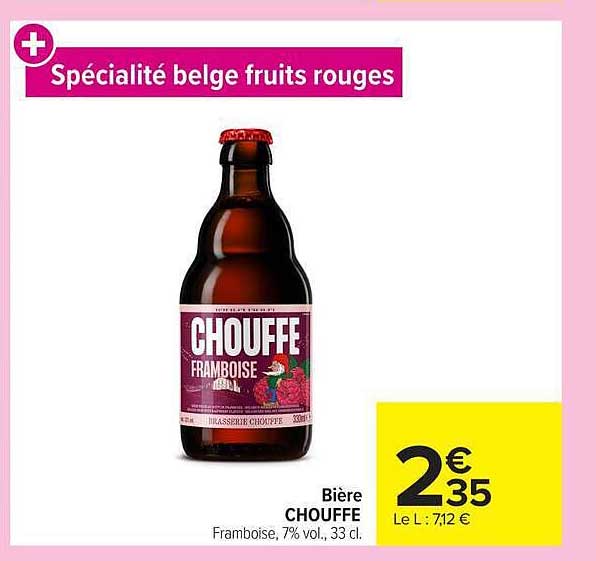 Spécialité belge fruits rouges