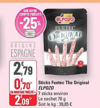 Sticks Fuetec The Original ELPOZO