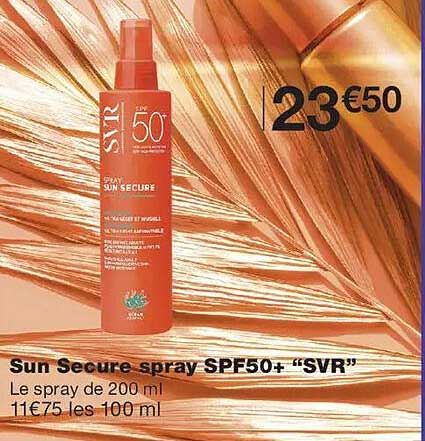Sun Secure spray SPF50+ “SVR”