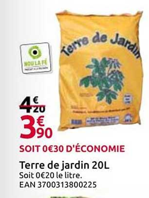 Terre de jardin 20L