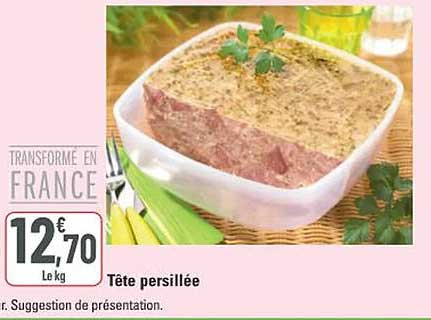 Tête persillée