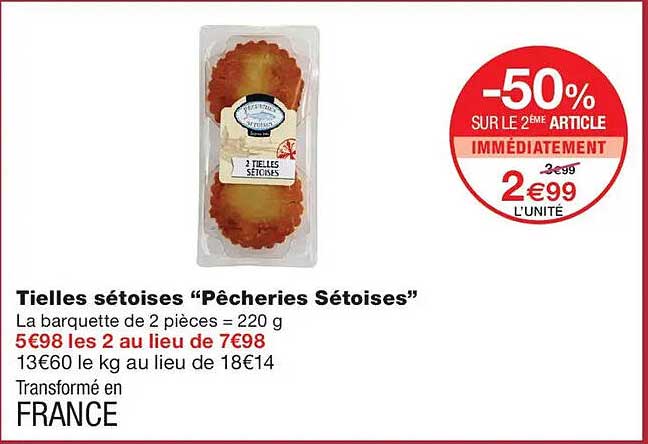 Tielles sétoises “Pêcheries Sétoises”