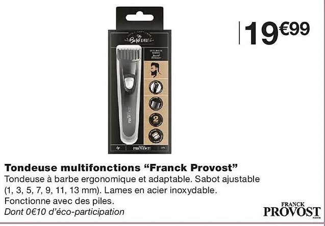 Tondeuse multifonctions “Franck Provost”