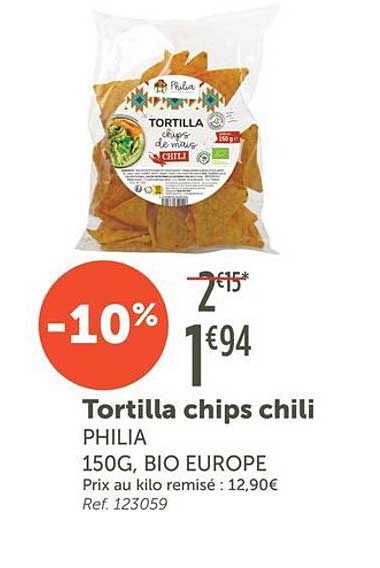 Tortilla chips chili