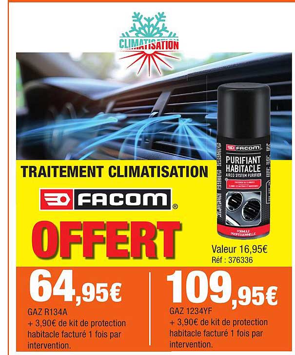 TRAITEMENT CLIMATISATION FACOM OFFERT