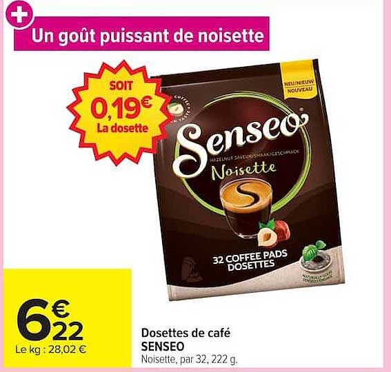 Un goût puissant de noisette