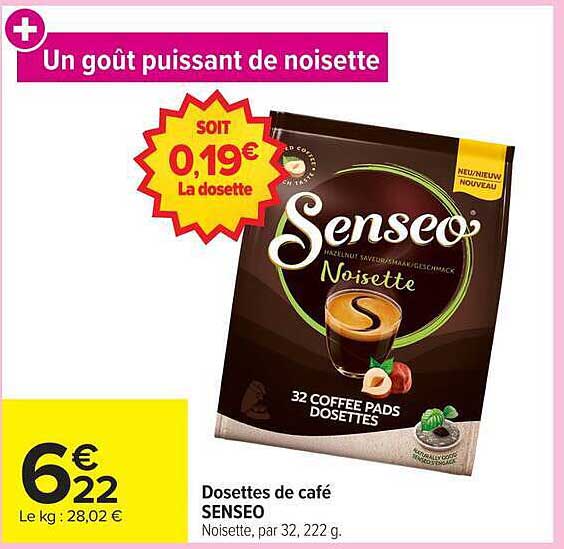 Un goût puissant de noisette