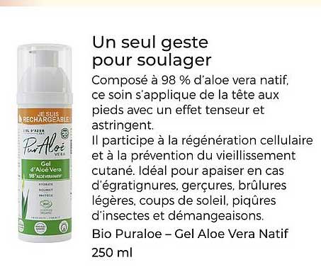 Un seul geste pour soulager