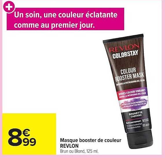 Un soin, une couleur éclatante comme au premier jour.