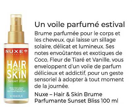 Un voile parfumé estival