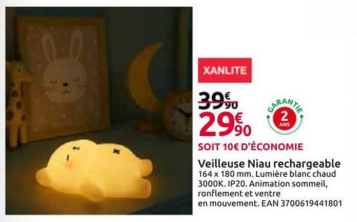 Veilleuse Niau rechargeable