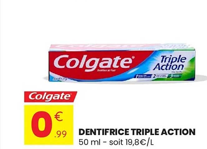 DENTIFRICE TRIPLE ACTION