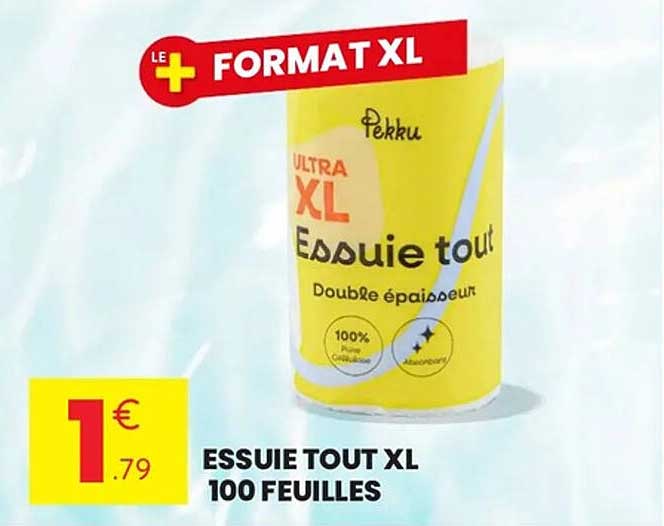 ESSUIE TOUT XL 100 FEUILLES