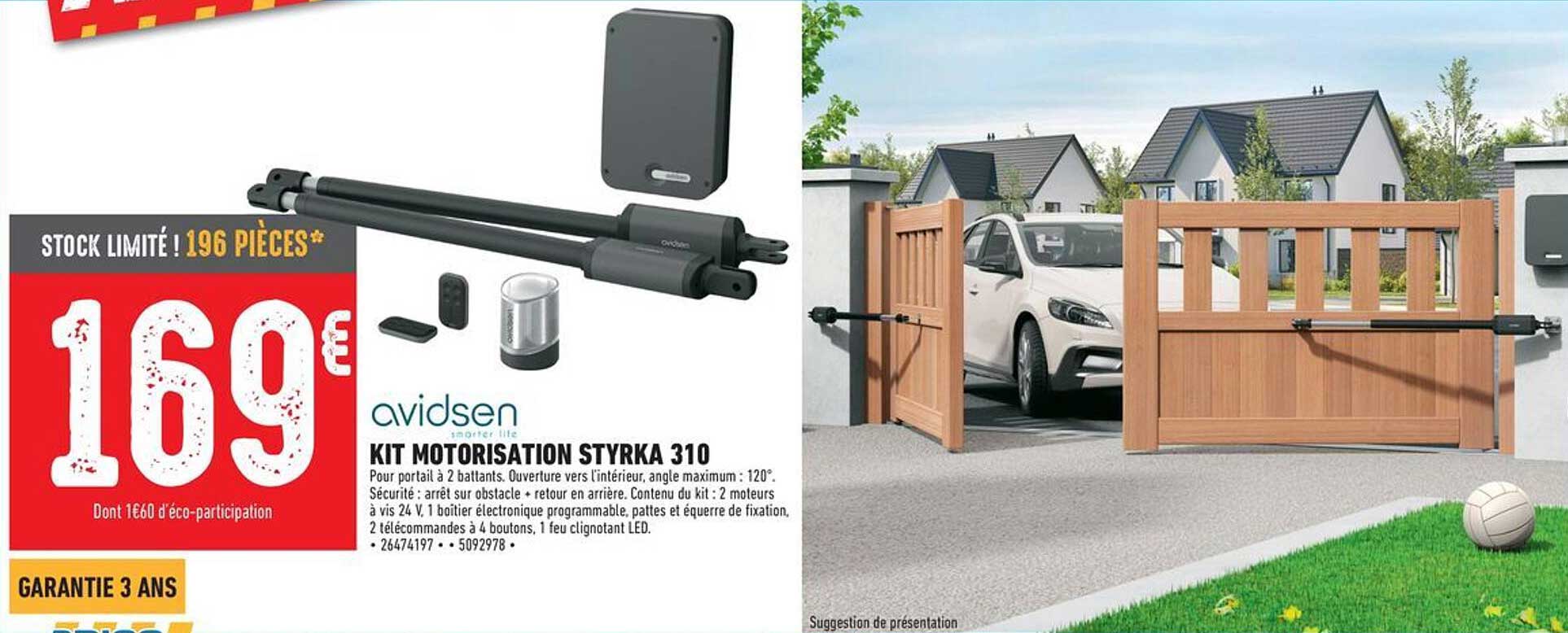 KIT MOTORISATION STYRKA 310