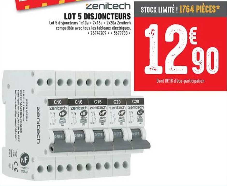 LOT 5 DISJONCTEURS