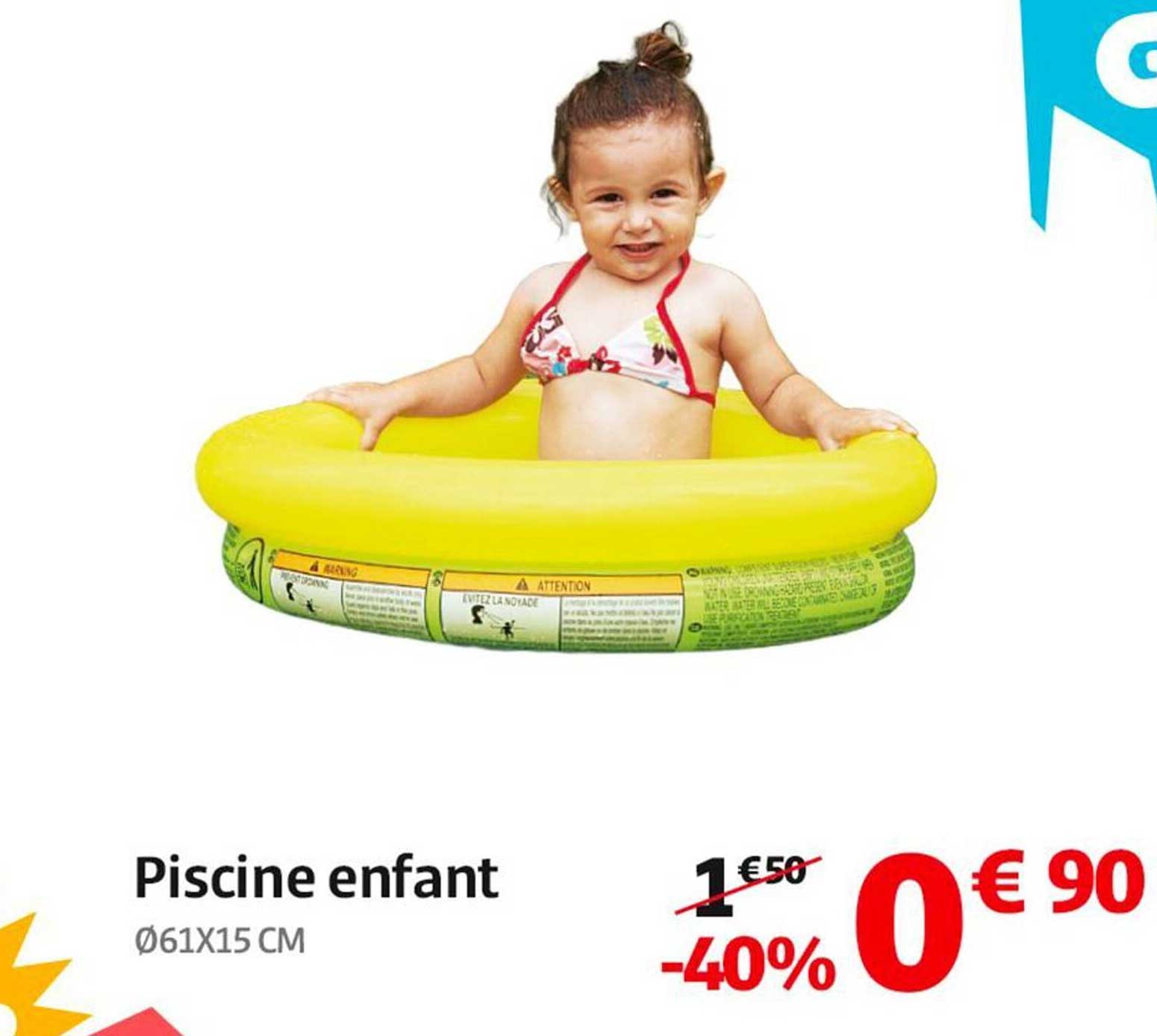 Piscine enfant Ø61X15 CM