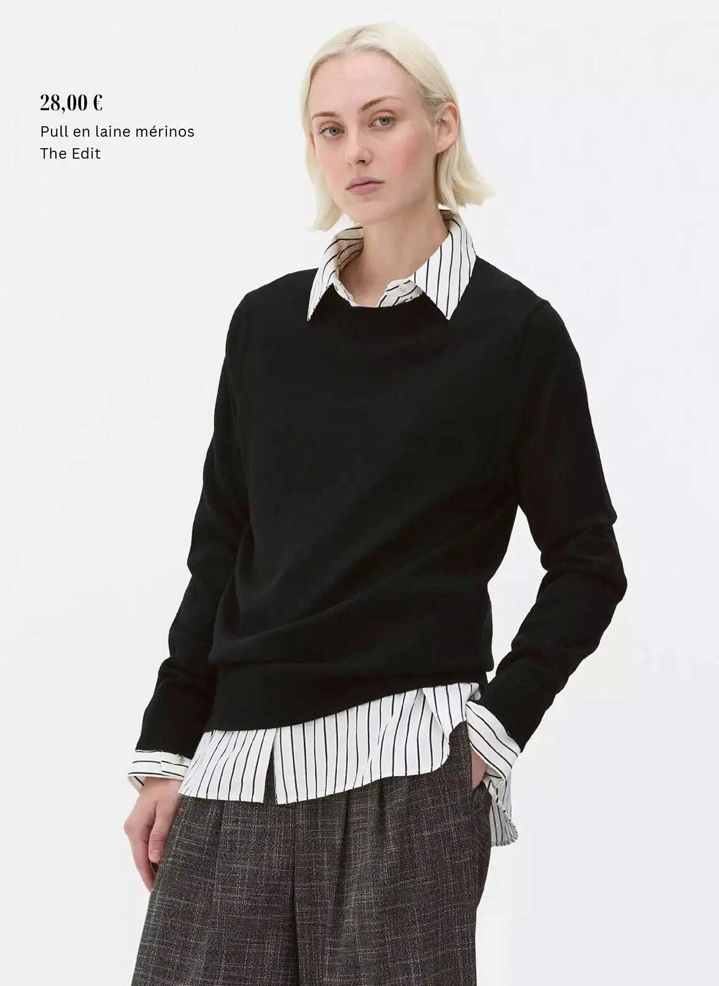 Pull en laine mérinos The Edit