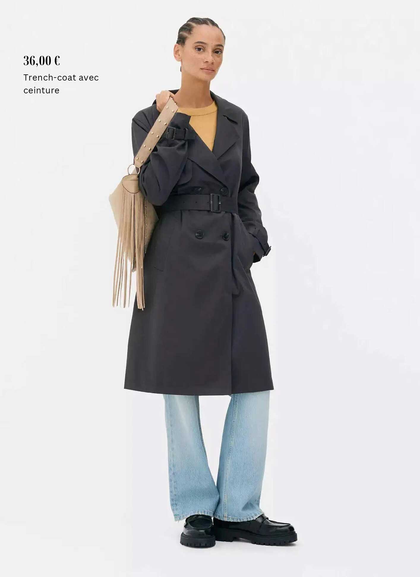 Trench-coat avec ceinture