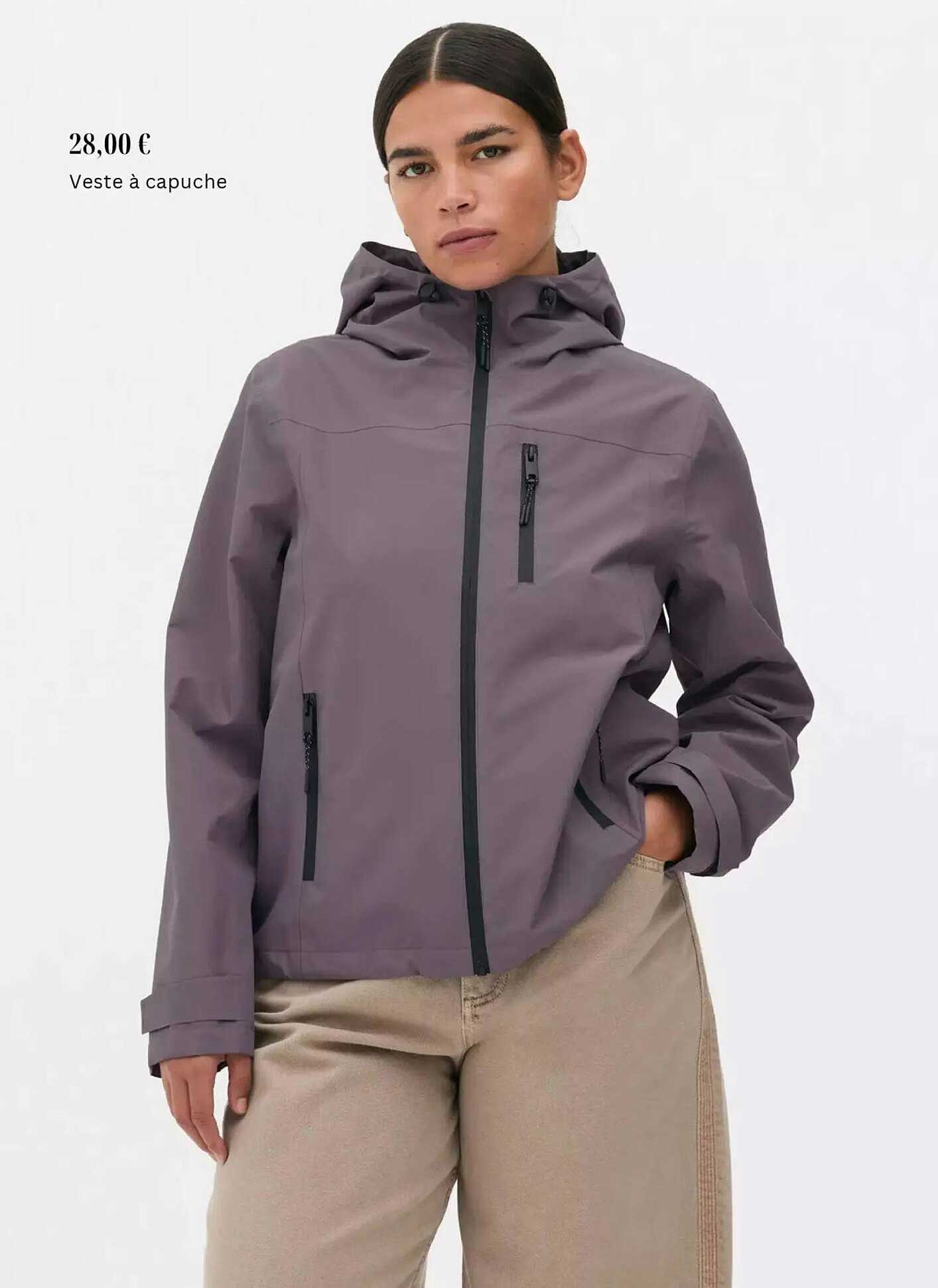 Veste à capuche